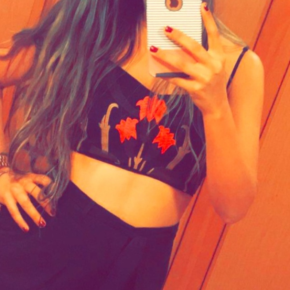 Floral Crop Top